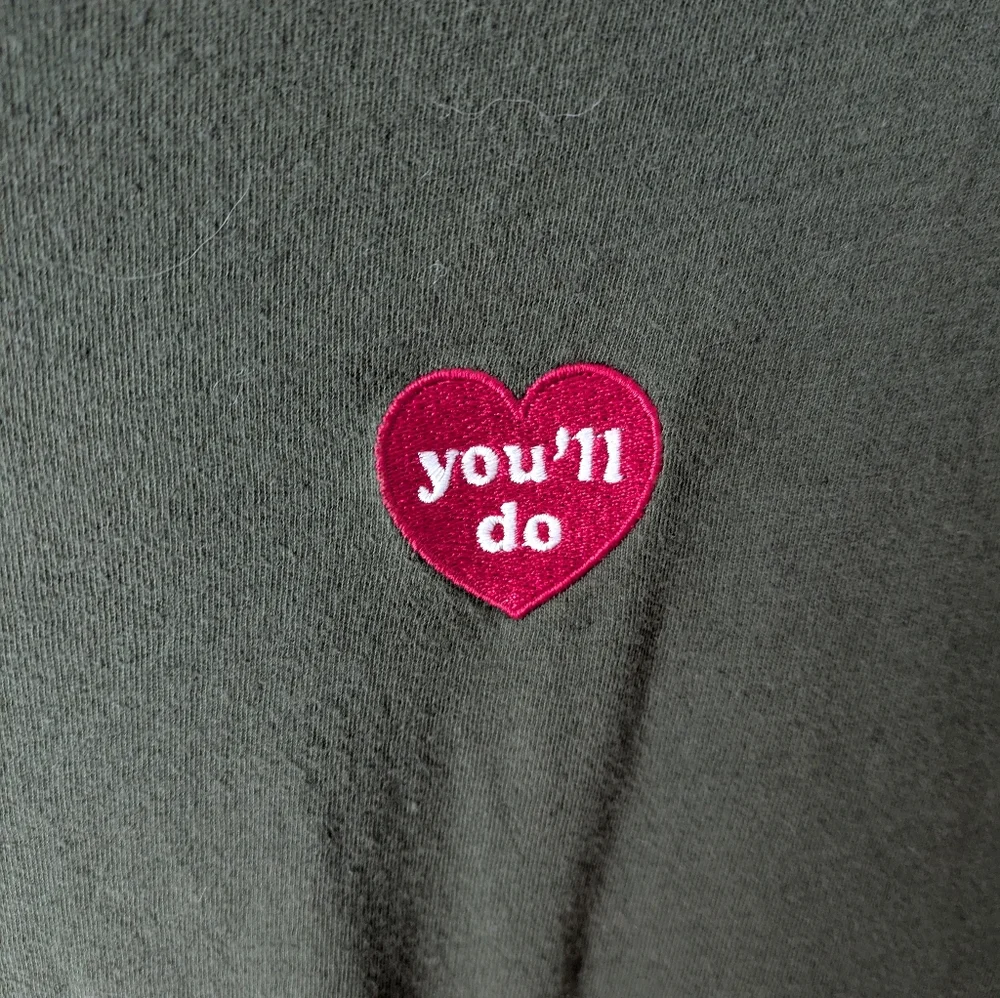 KARSSEN Green Graphic T-Shirt "You'll Do"-Small - Picture 4 of 4